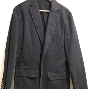 Men’s Merona Cotton Navy Blazer
